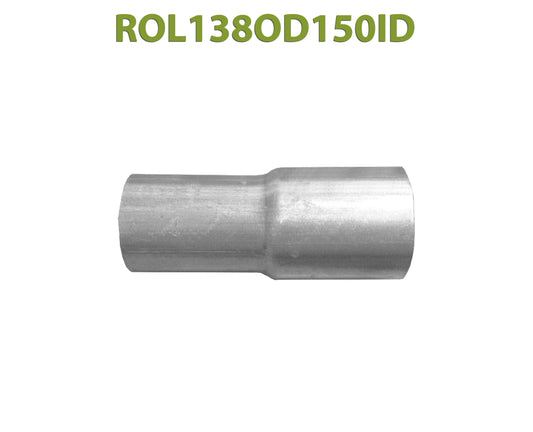 ROL138OD150ID 548520 1 3/8” OD to 1 1/2” ID Universal Exhaust Component to Pipe Adapter Reducer