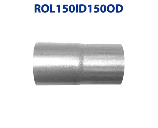 ROL150ID150OD 548531 1 1/2” ID to 1 1/2” OD Universal Exhaust Pipe to Component Coupling Connector