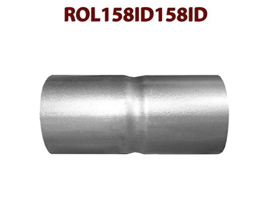 ROL158ID158ID 548574 1 5/8" ID to 1 5/8” ID Universal Exhaust Pipe to Pipe Coupling Connector