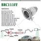 Flange Flex Exhaust Repair Pipe Coupling for Regal Impala Lumina Monte Carlo
