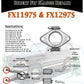 FX1197S 2" ID Exhaust Flange Manifold Formed Oval Side Split Repair Replacement