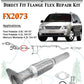FX2073 Semi Direct Fit Exhaust Flange Repair Flex Pipe Replacement Kit With Gasket