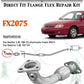 FX2075 Direct Fit Exhaust Flange Repair Flex Pipe Replacement Kit With Gaskets