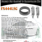 FX444LSG 1 3/4" ID Exhaust Donut Gasket & Spring Bolts Stud Nut Hardware Kit