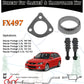 FX497 2 1/8" & 2 3/32" ID Exhaust Gaskets & Spring Bolts Hardware Repair Kit