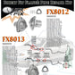 FX8012 2" Semi Direct Fit Exhaust Converter Pipe Flange Repair Kit w/ Gasket