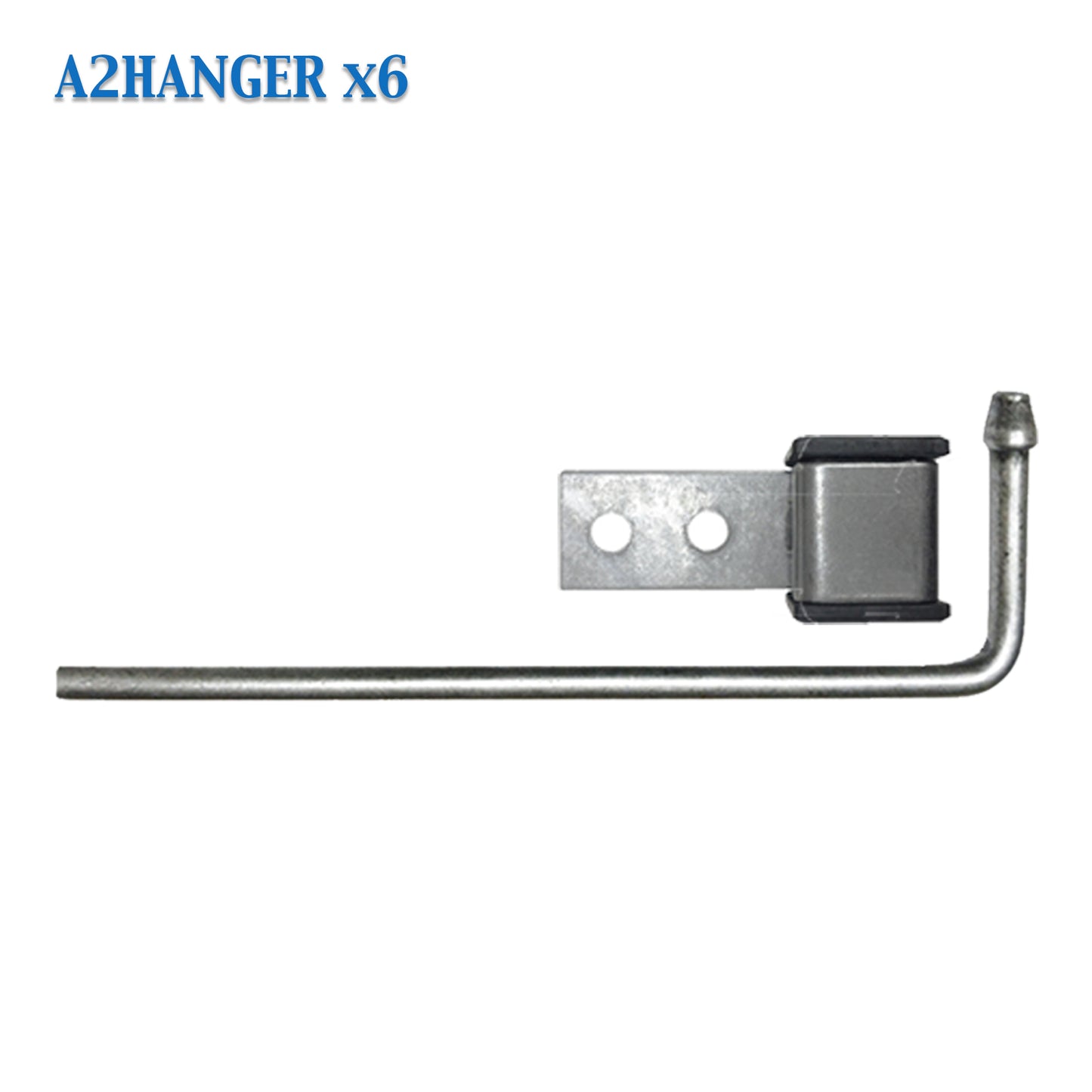 A2HANGER Exhaust Hanger Southern J Hook 3/8" Arrow Head Rod w/ Rubber Grommet