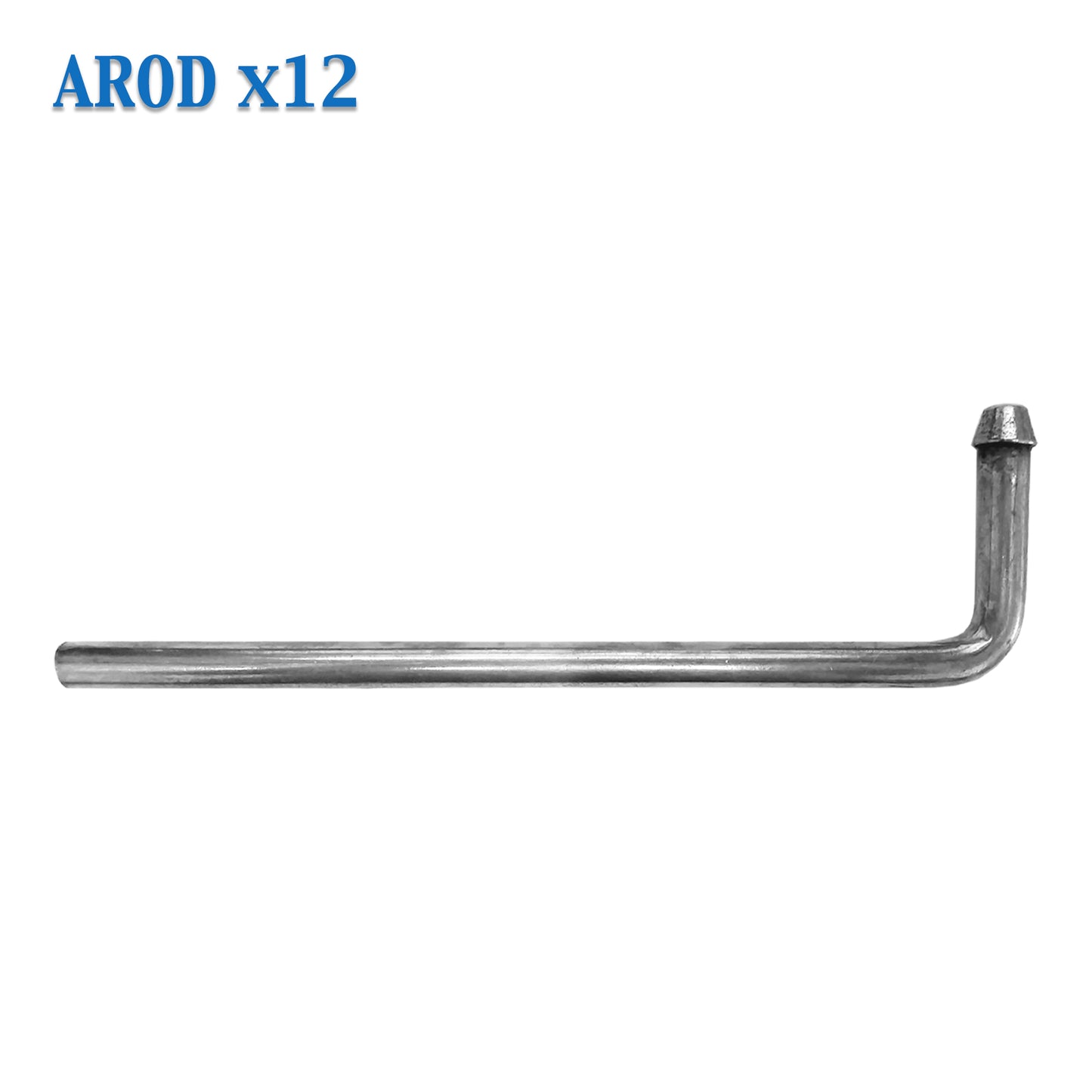 AROD Exhaust Hanger Southern J Hook 1/2" Rod Arrow Head Style 10"