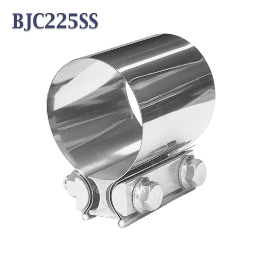 2 1/4" 2.25" Butt Joint Band Exhaust Clamp Bear River Quality Stainless
