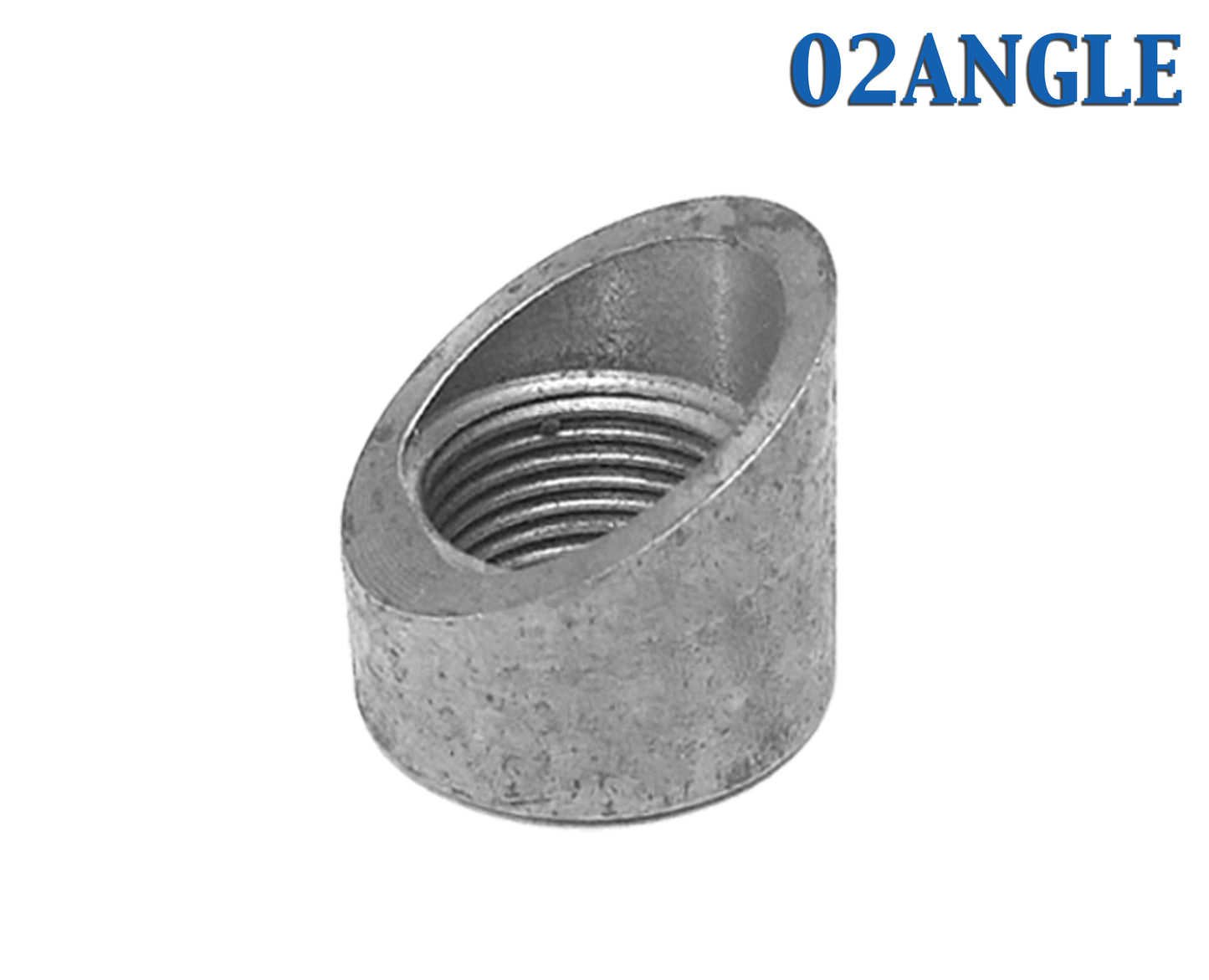O2ANGLE O2 Oxygen Sensor Port Bung Angle 45º Degree Boss Nut Fitting 18mm