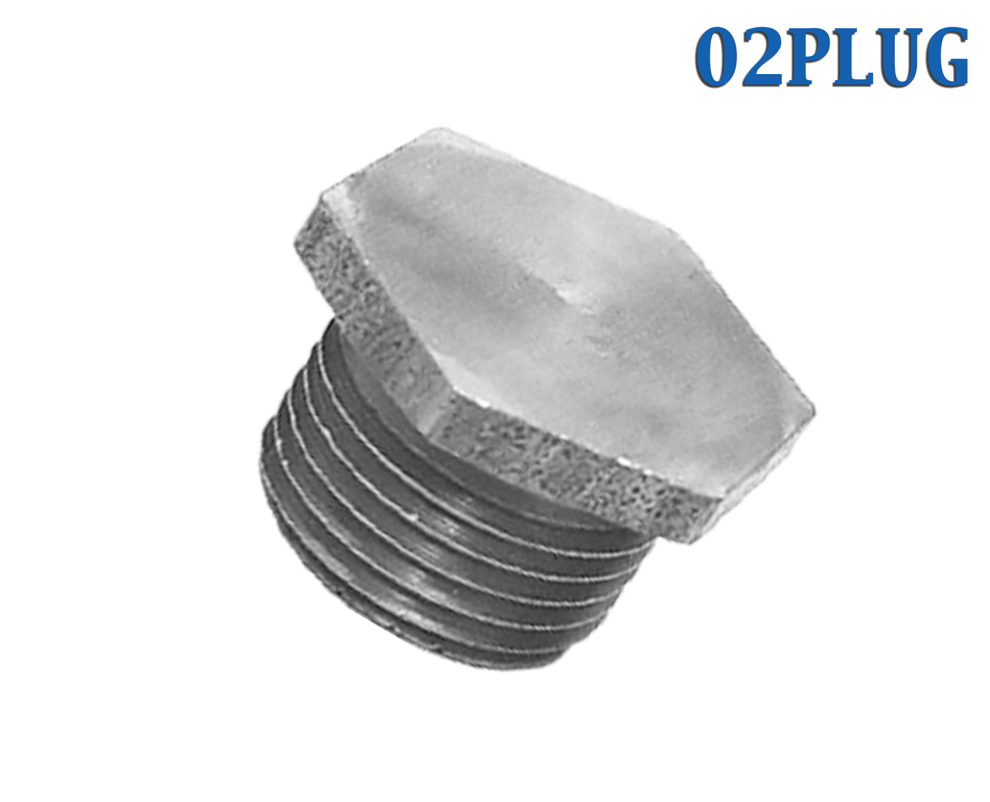 O2PLUG Mild Steel O2 Oxygen Sensor Hex Style Plug Fitting 18mm M18x1.5