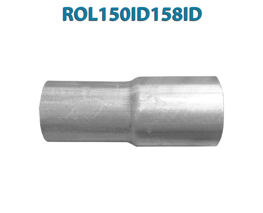 ROL150ID158ID 617574 1 1/2” ID to 1 5/8” ID Universal Exhaust Pipe to Pipe Adapter Reducer