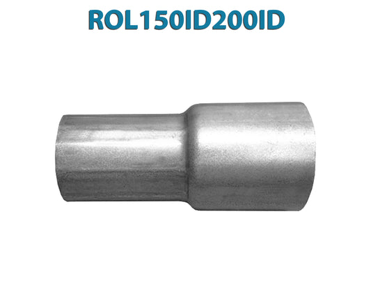 ROL150ID200ID 548506 1 1/2” ID to 2” ID Universal Exhaust Pipe to Pipe Adapter Reducer