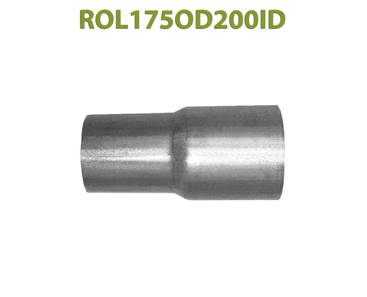ROL175OD200ID 548516 1 3/4” OD to 2” ID Universal Exhaust Component to Pipe Adapter Reducer