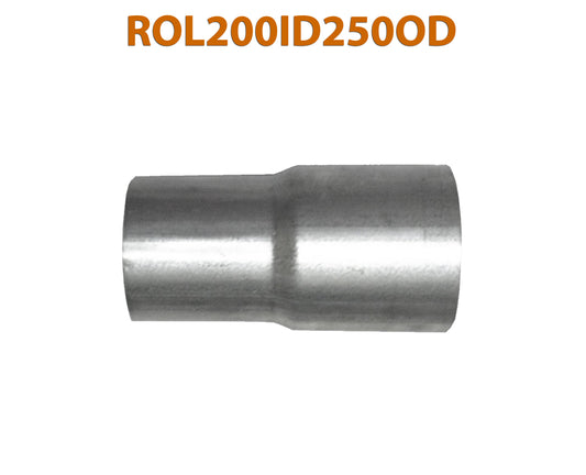 ROL200ID250OD 617566 Exhaust Pipe Adapter Reducer - Connect 2" OD Pipe to 2.5" ( 2 1/2 ) ID Pipe