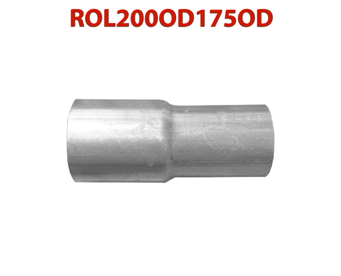 ROL200OD175OD 617564 2” OD to 1 3/4” OD Universal Exhaust Component to Component Adapter Reducer