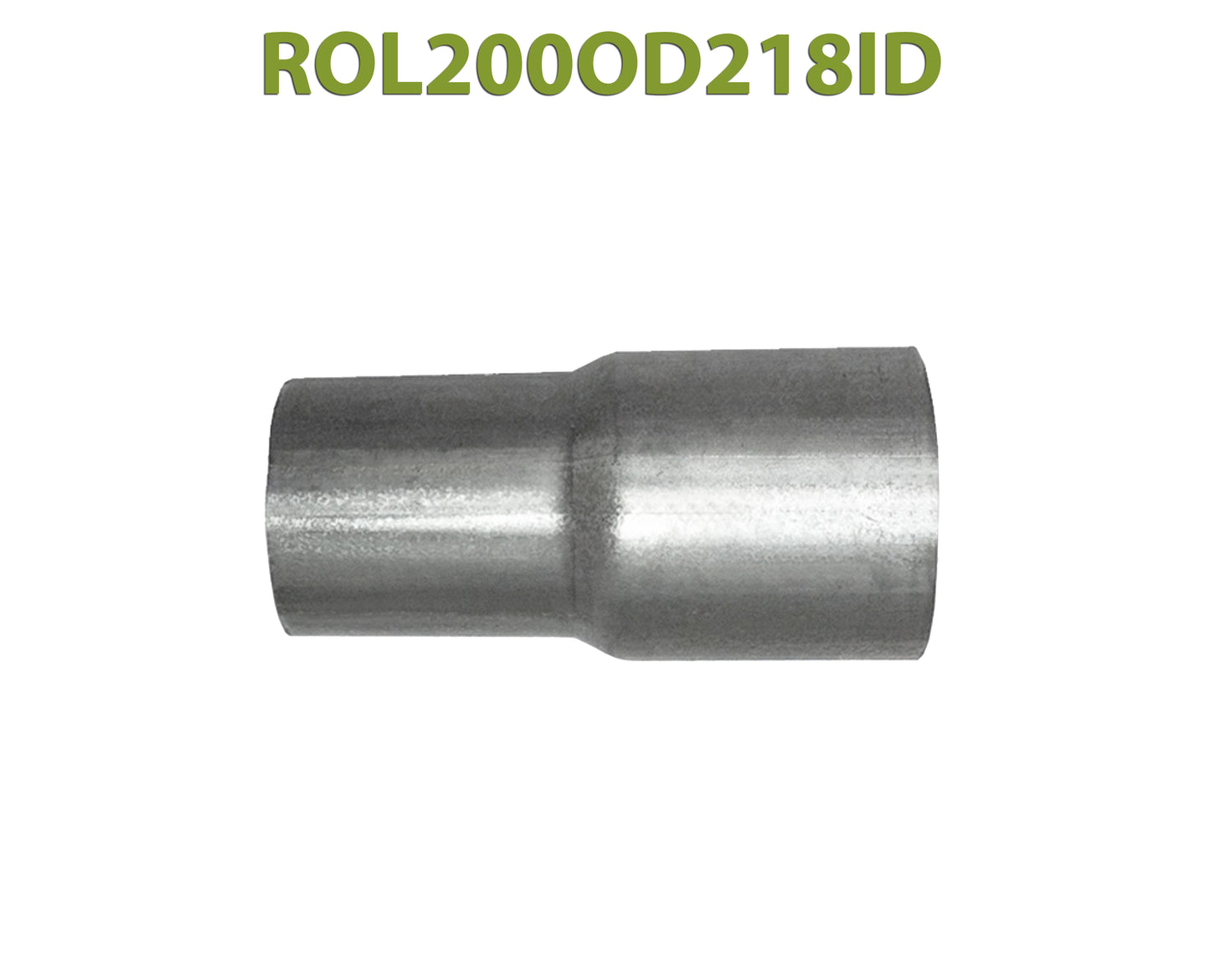 ROL200OD218ID 548514 2” OD to 2 1/8” ID Universal Exhaust Component to Pipe Adapter Reducer