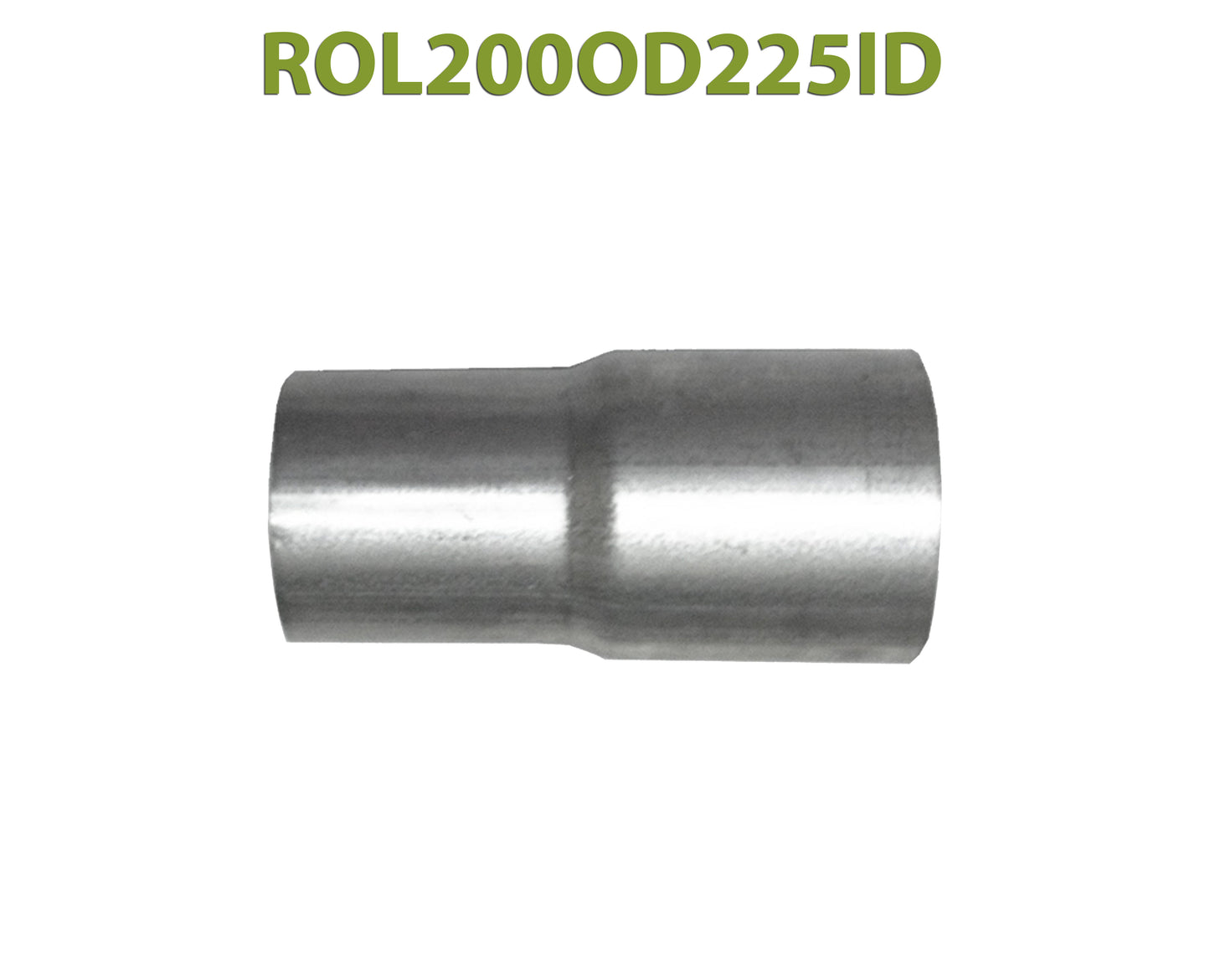 ROL200OD225ID 548502 2” OD to 2 1/4” ID Universal Exhaust Component to Pipe Adapter Reducer