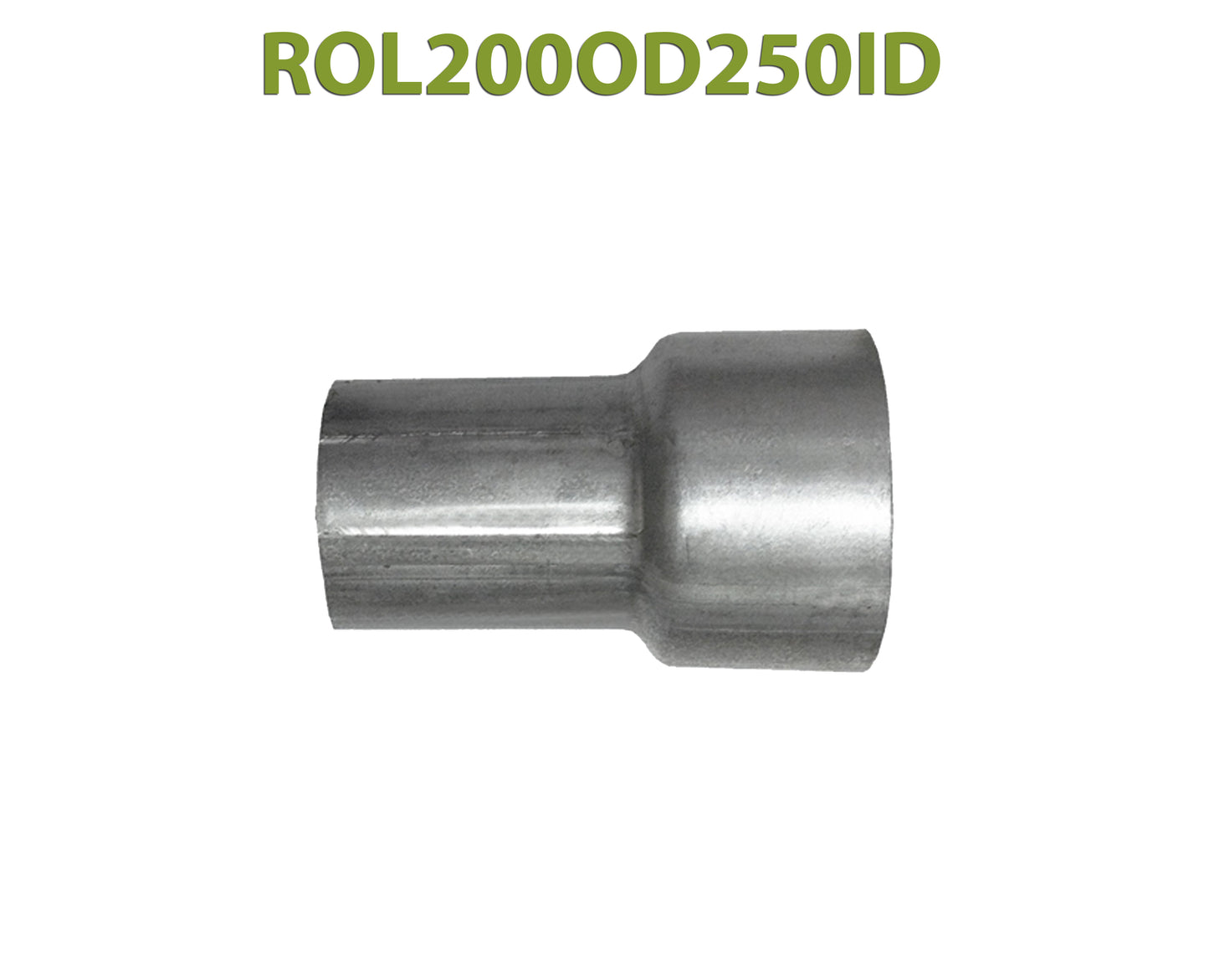 ROL200OD250ID 548505 2” OD to 2 1/2” ID Universal Exhaust Component to Pipe Adapter Reducer