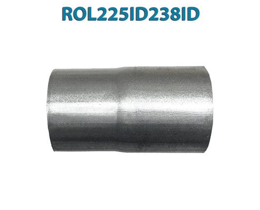 ROL225ID238ID 548549 2 1/4” ID to 2 3/8” ID Universal Exhaust Pipe to Pipe Adapter Reducer
