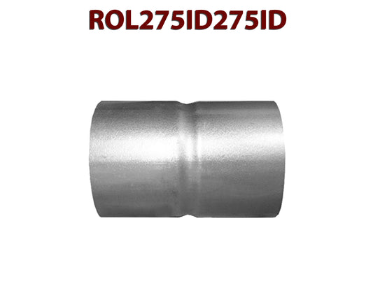 ROL275ID275ID 548586 2 3/4” ID to 2 3/4” ID Universal Exhaust Pipe to Pipe Coupling Connector