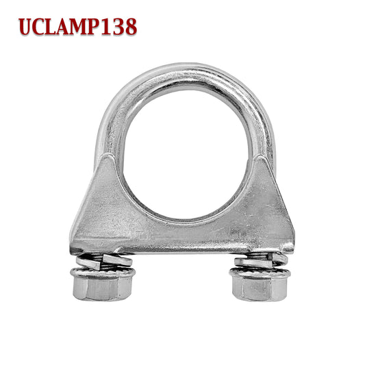1 3/8" Exhaust Muffler U-Bolt Saddle Clamp for 1.375" Pipe