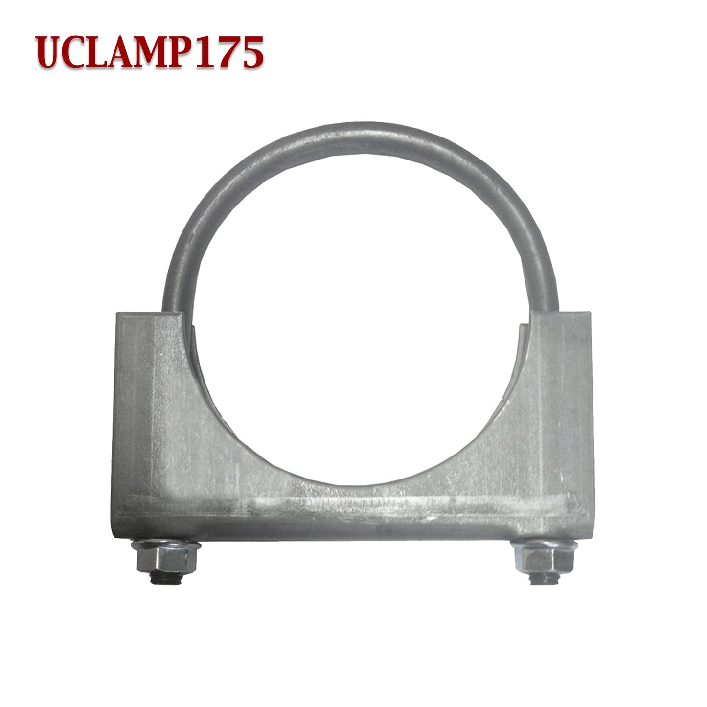 1 3/4" Exhaust Muffler Clamp U-Bolt Saddle Style For 1.75" Pipe